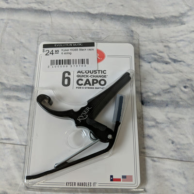 Kyser KG6B Black capo 6 string