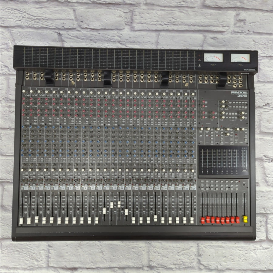 Mackie 24.8 24-Channel 8-Bus Mixing Console w/ Meter Bridge