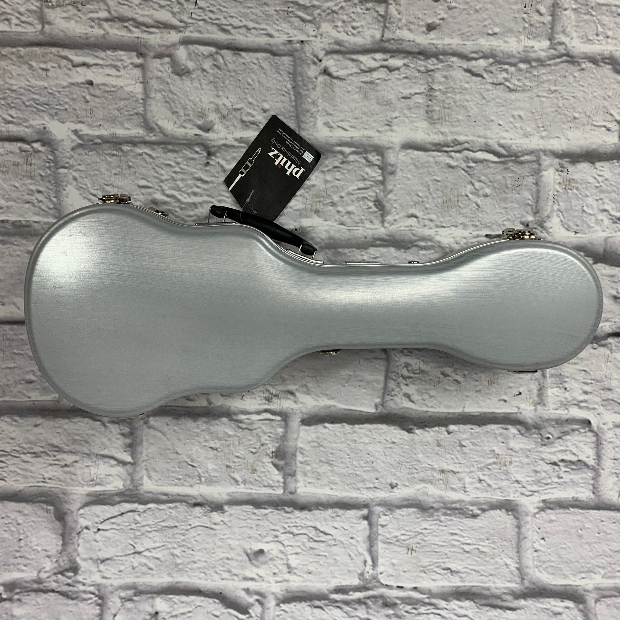 Phitz Concert Uke Hard Case, Silver