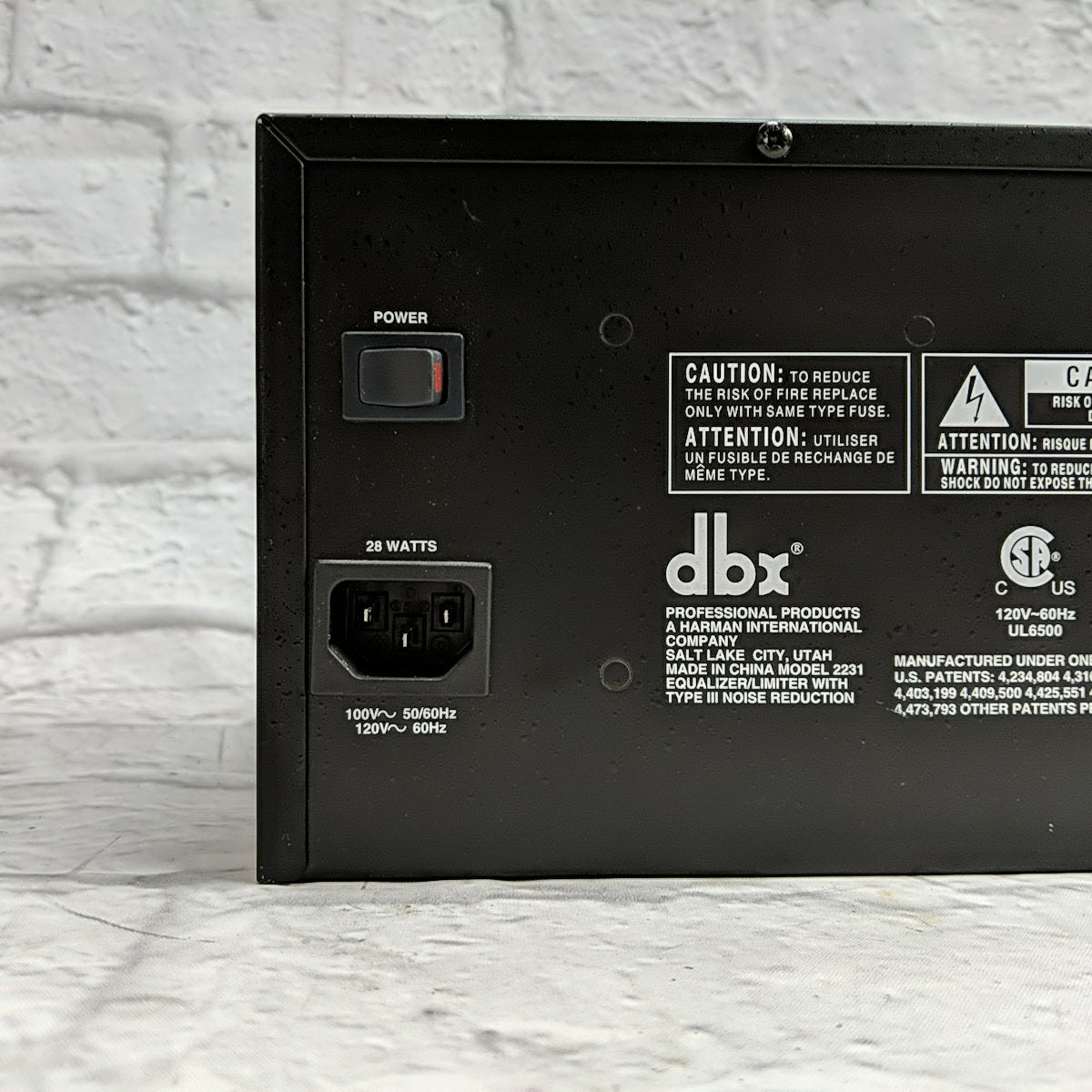 DBX 2231 Equalizer/Limit Rack EQ