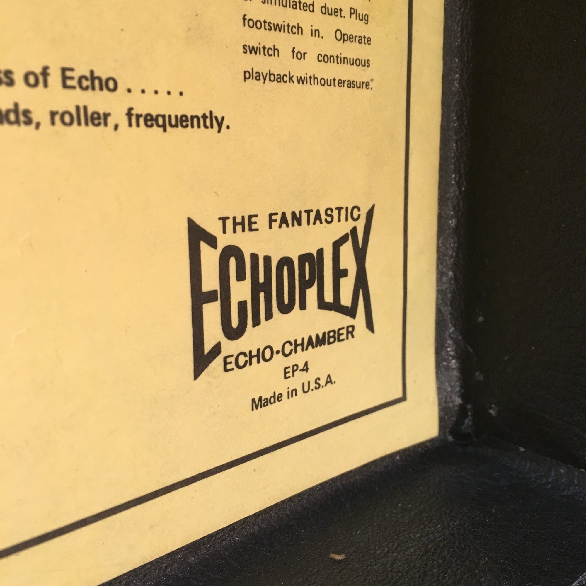 Vintage 1970's Maestro Echoplex EP-4 Solid State Tape Delay