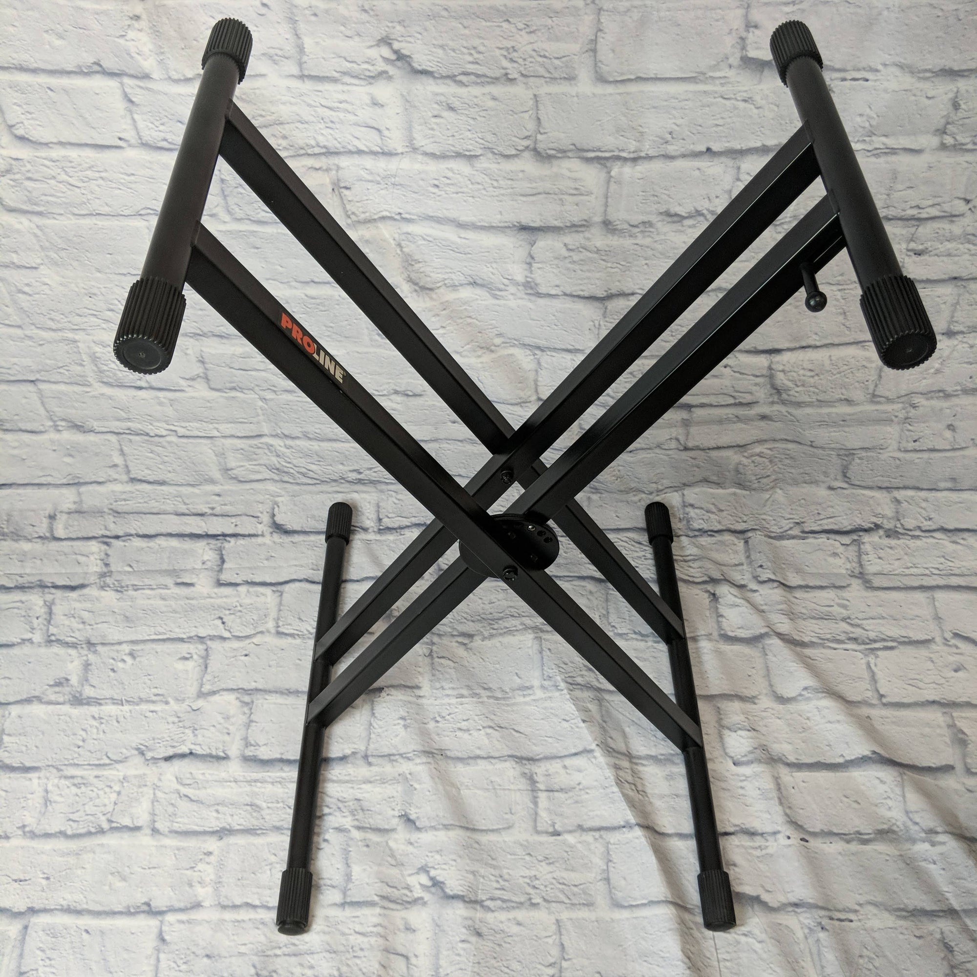 Proline Dual-Beam Double X Braced Professional Keyboard Stand