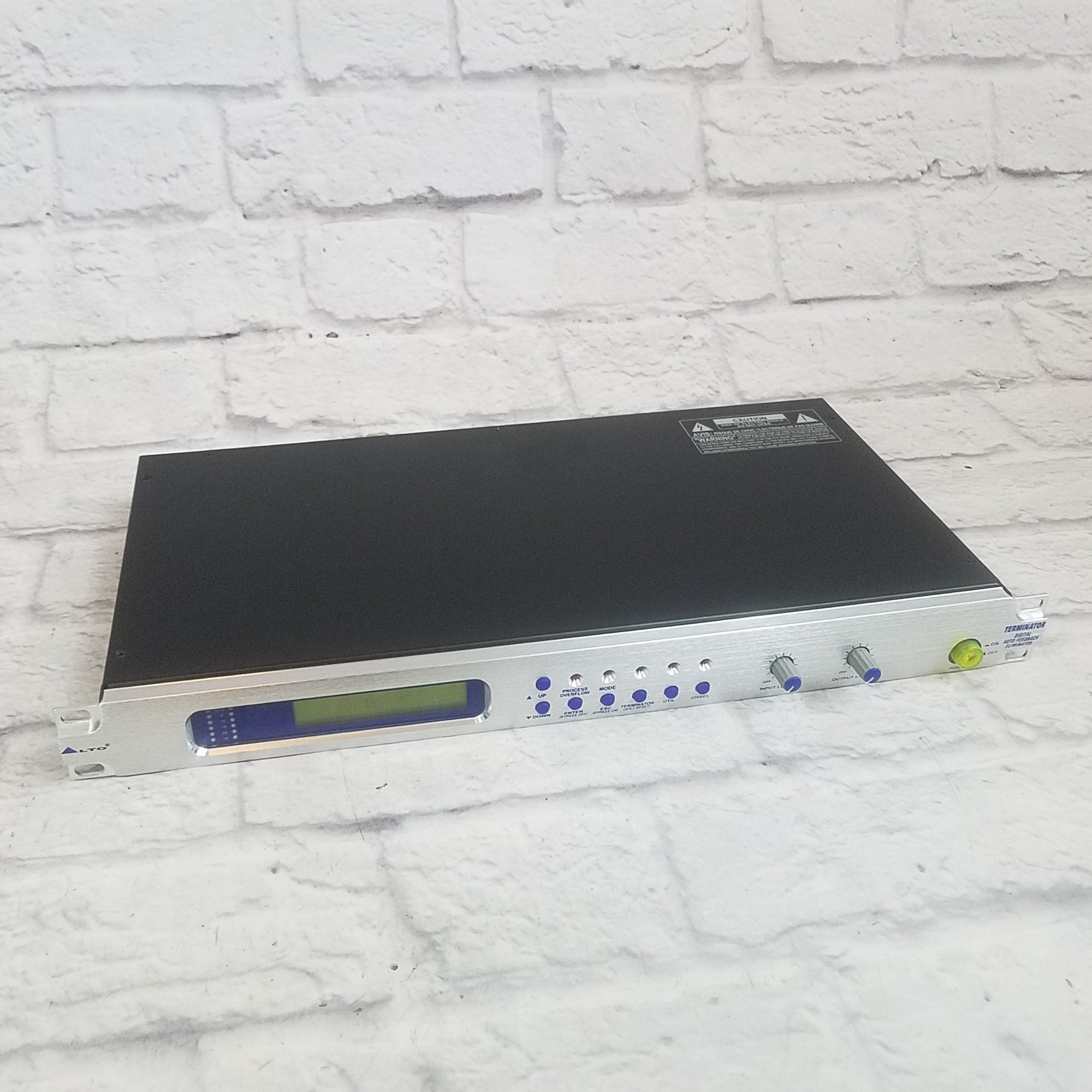 Alto Terminator Digital Automatic Feedback Eliminator Suppressor Rack - New Old Stock