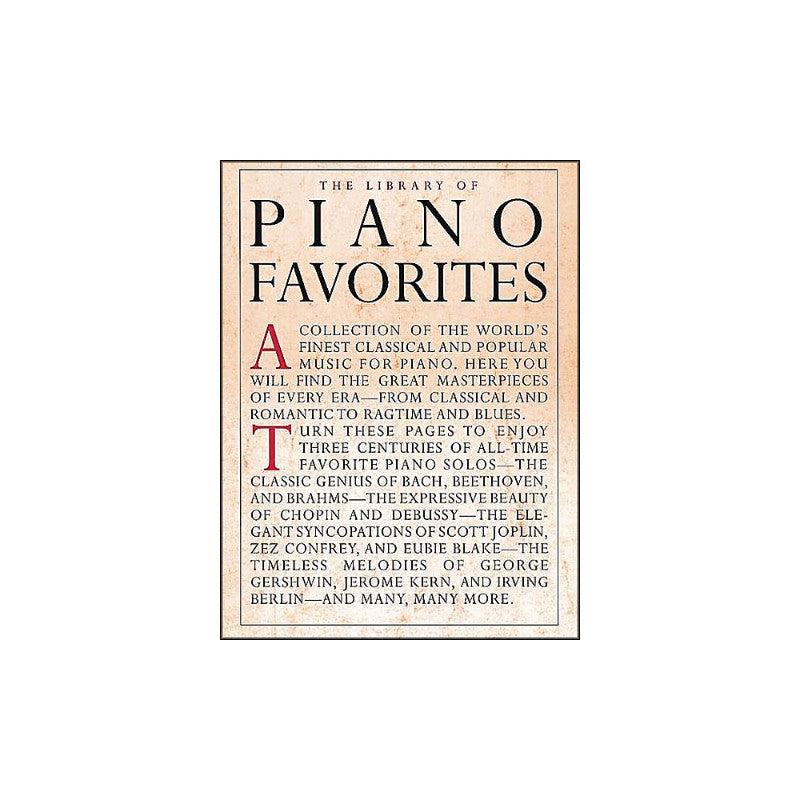 AMSCO: Library Of Piano Favorites