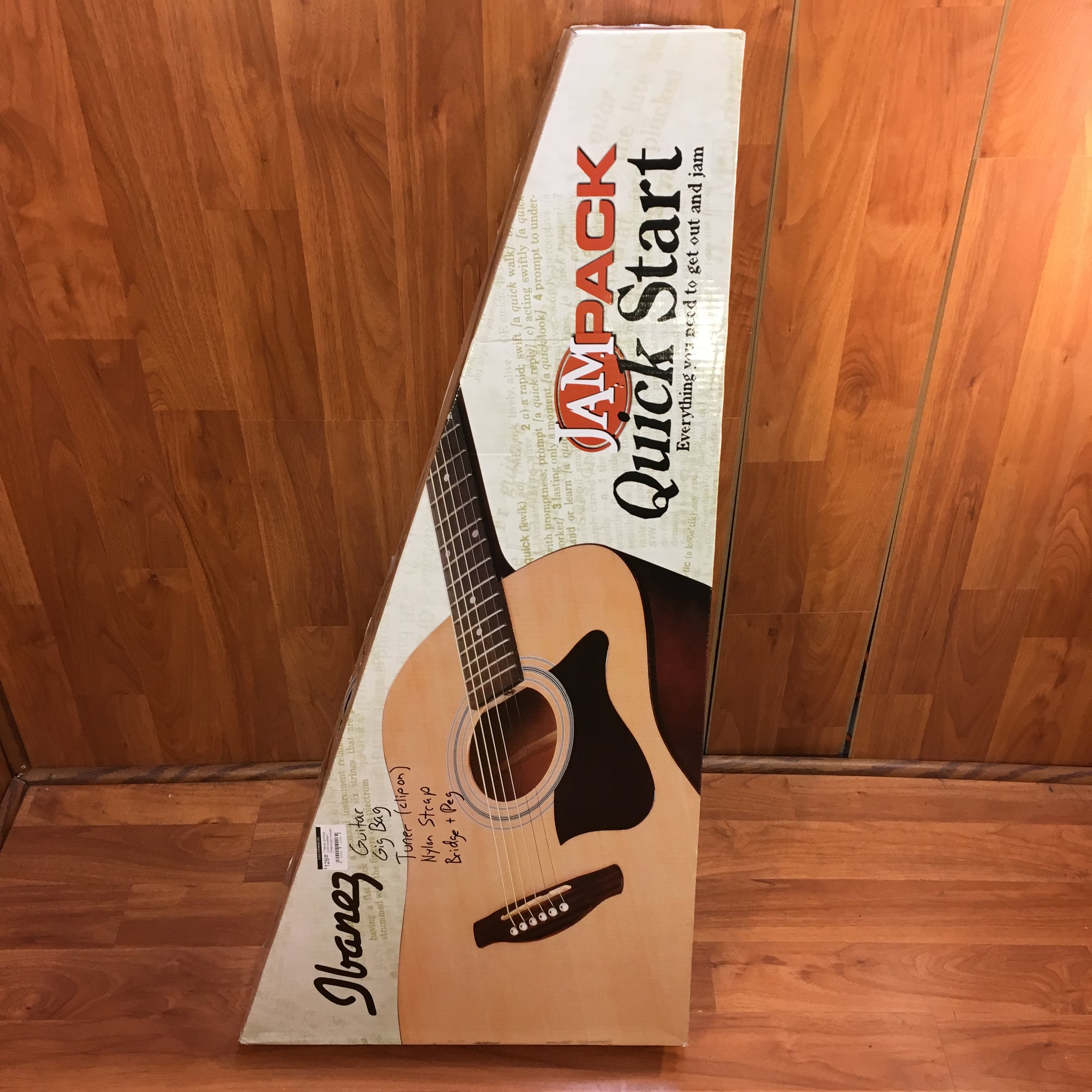 ** Ibanez JamPack IJV50 Quickstart Dreadnought Acoustic Guitar Pack Natural