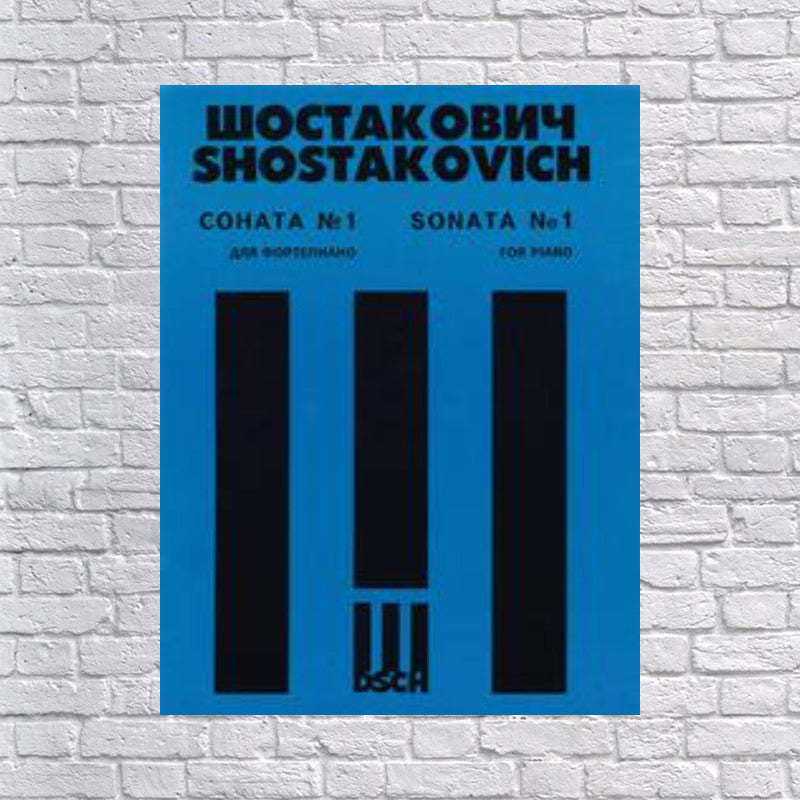 Shostakovich Sonata No. 1, Op. 12 Music Book