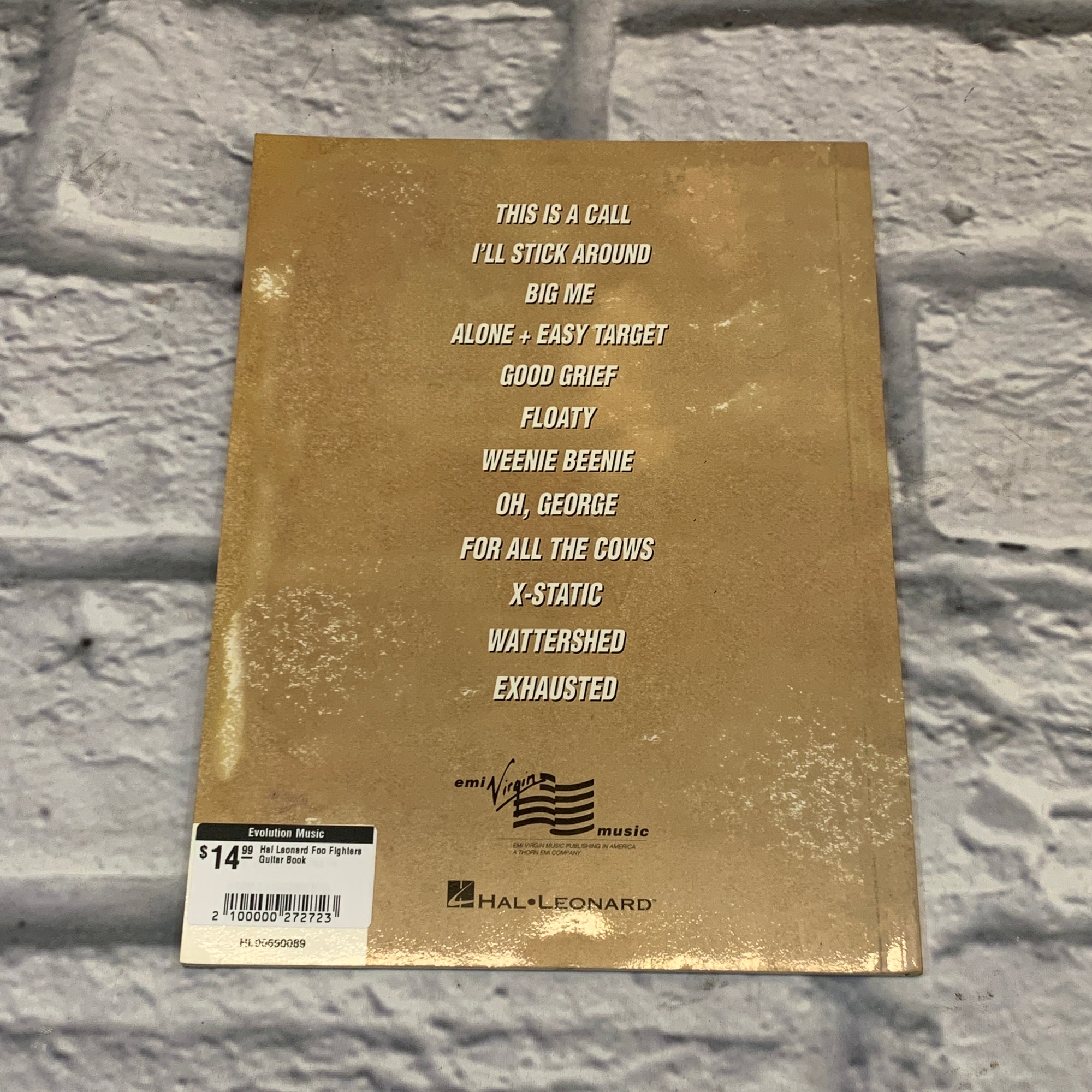 Hal Leonard Foo Fighters Guitar Book