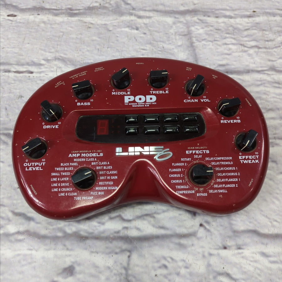 Line 6 Pod 2.0 Guitar Multi Effects / Amp Emulator