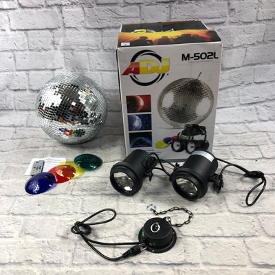 ADJ M502L Mirror Ball Light Package
