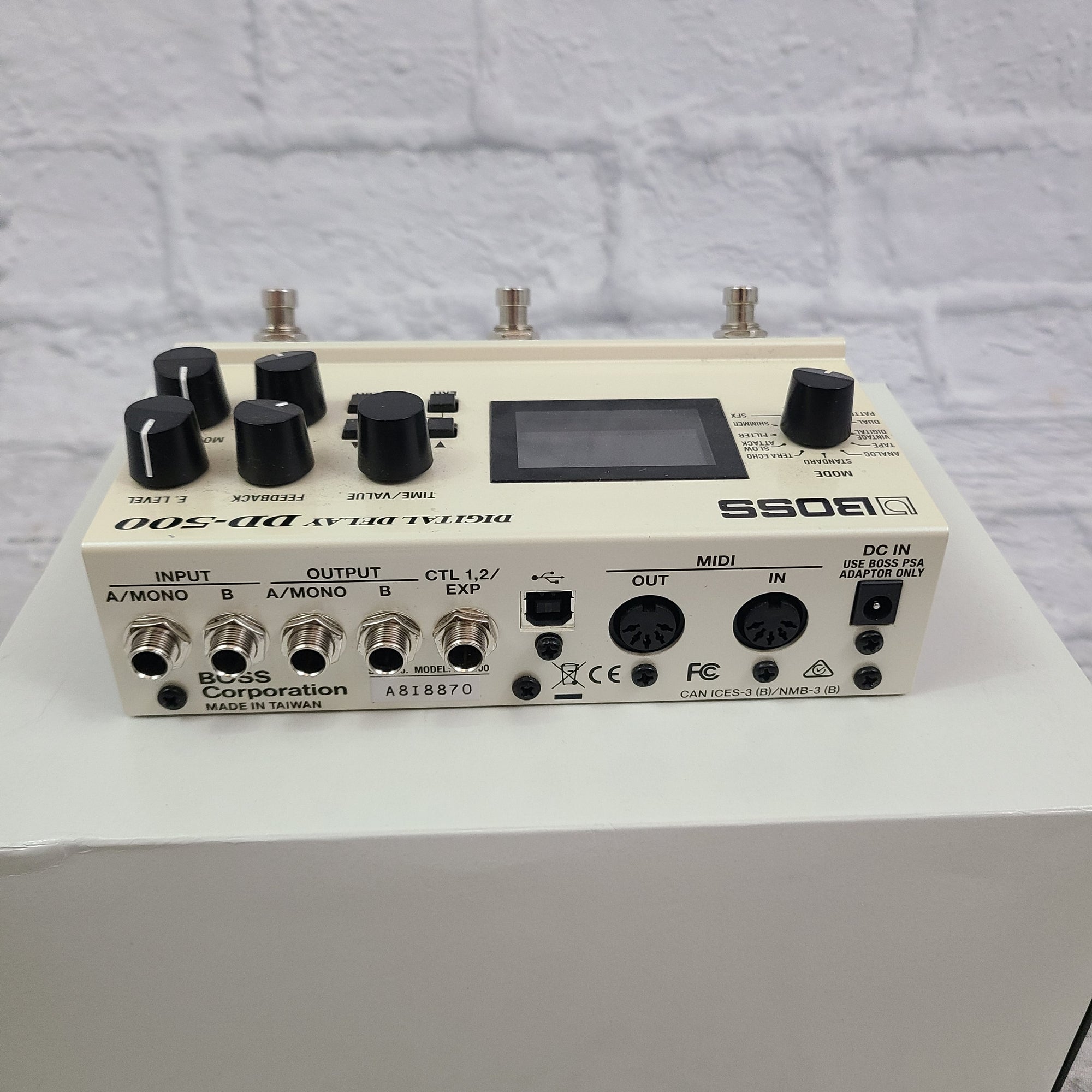 Boss Digital Delay 500 Delay Pedal