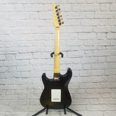 Hamer Slammer Stratocaster style Electric Guitar Black with Whammy Bar