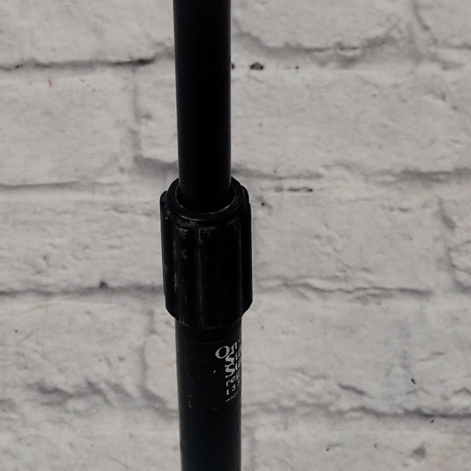 On-Stage Short 13.5 inch Boom Microphone Stand with Heavy Tripod Base