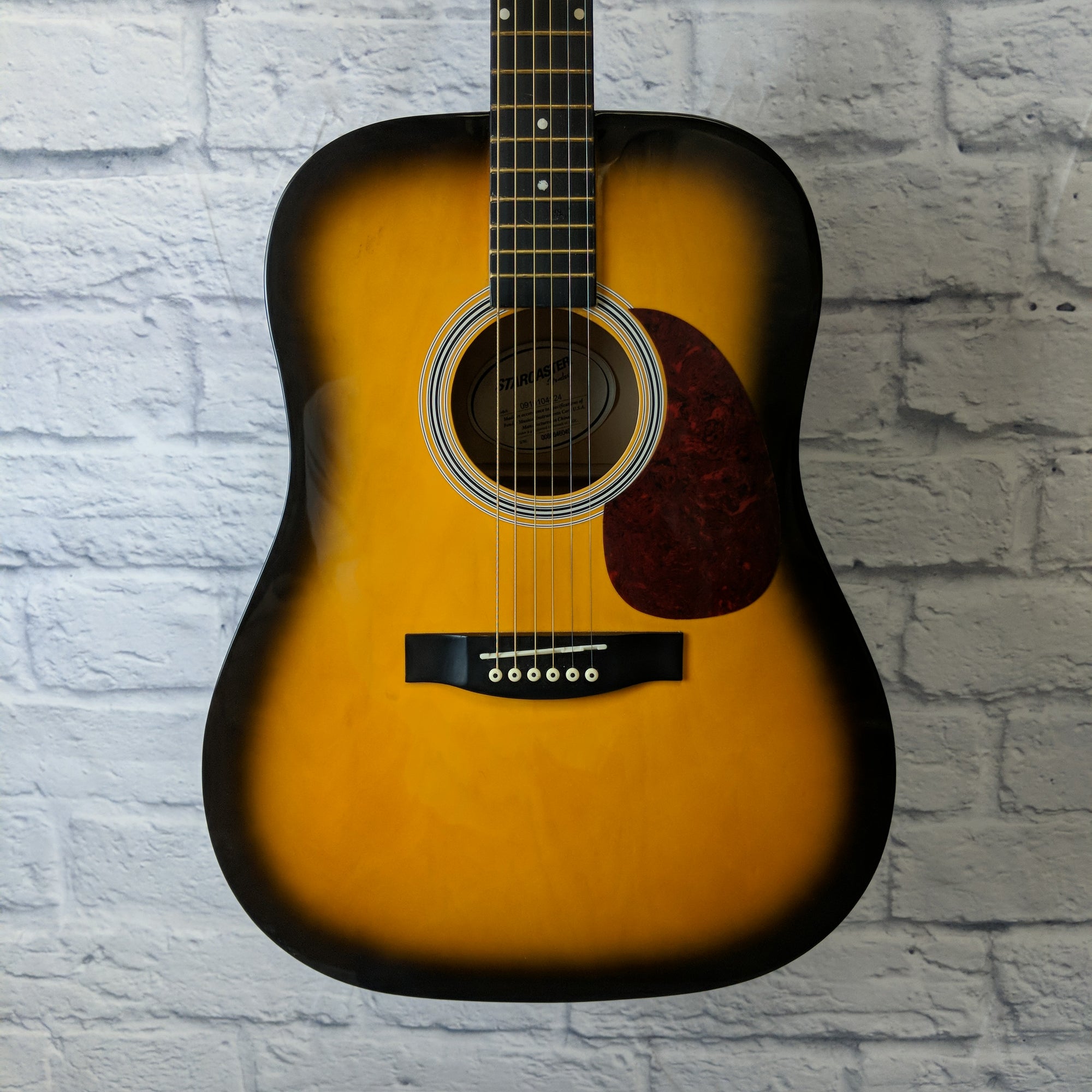 Fender starcaster acoustic 2024 electric guitar