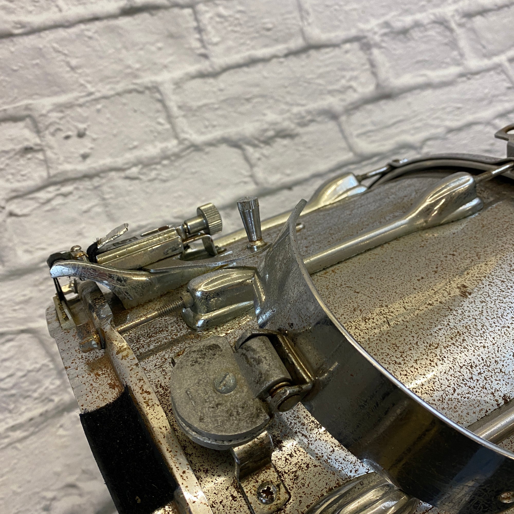 Slingerland Vintage Niles Era 15x12 TDR Marching Snare Drum - Chrome