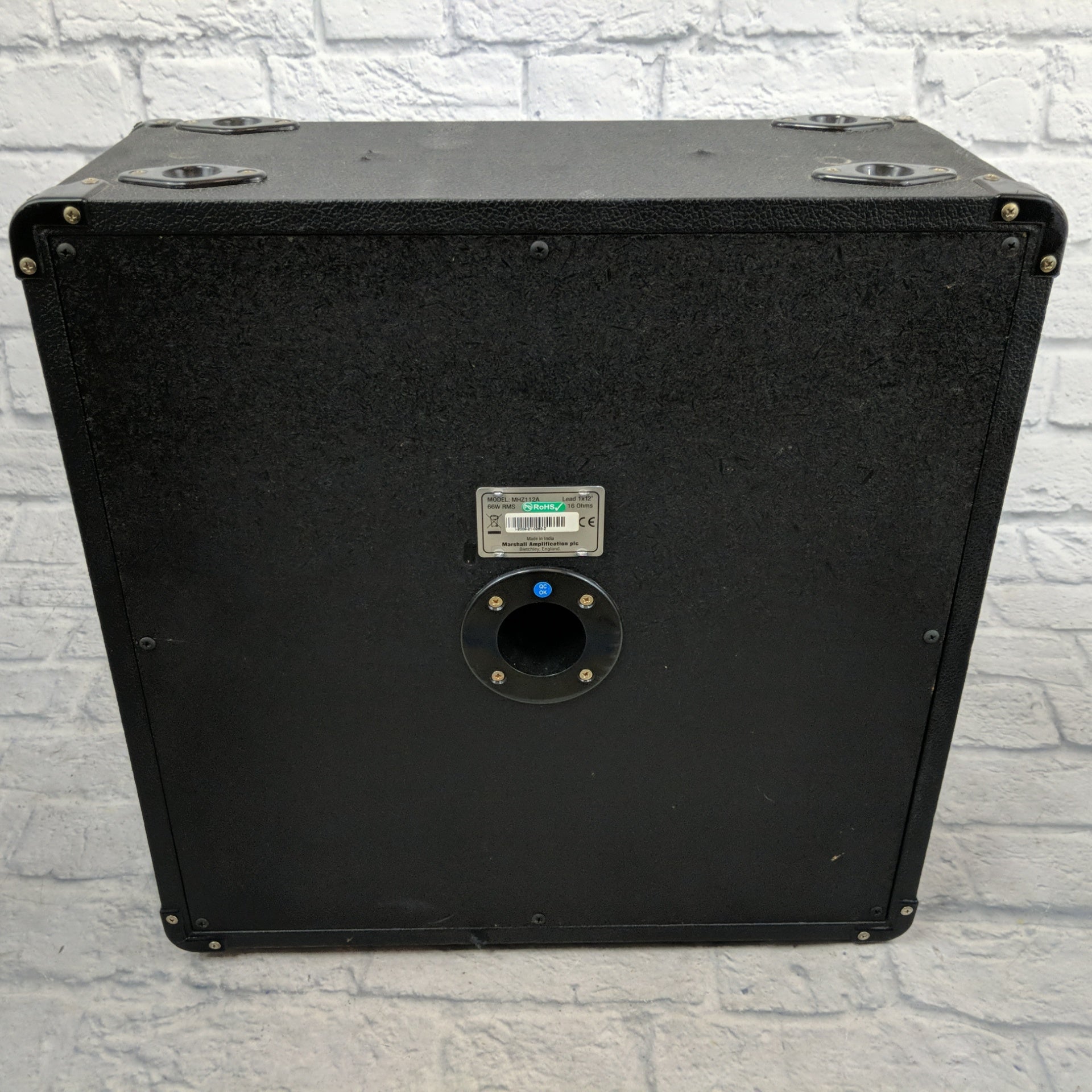 Marshall MHZ112A Angled Slanted 1 X 12 Guitar Cabinet