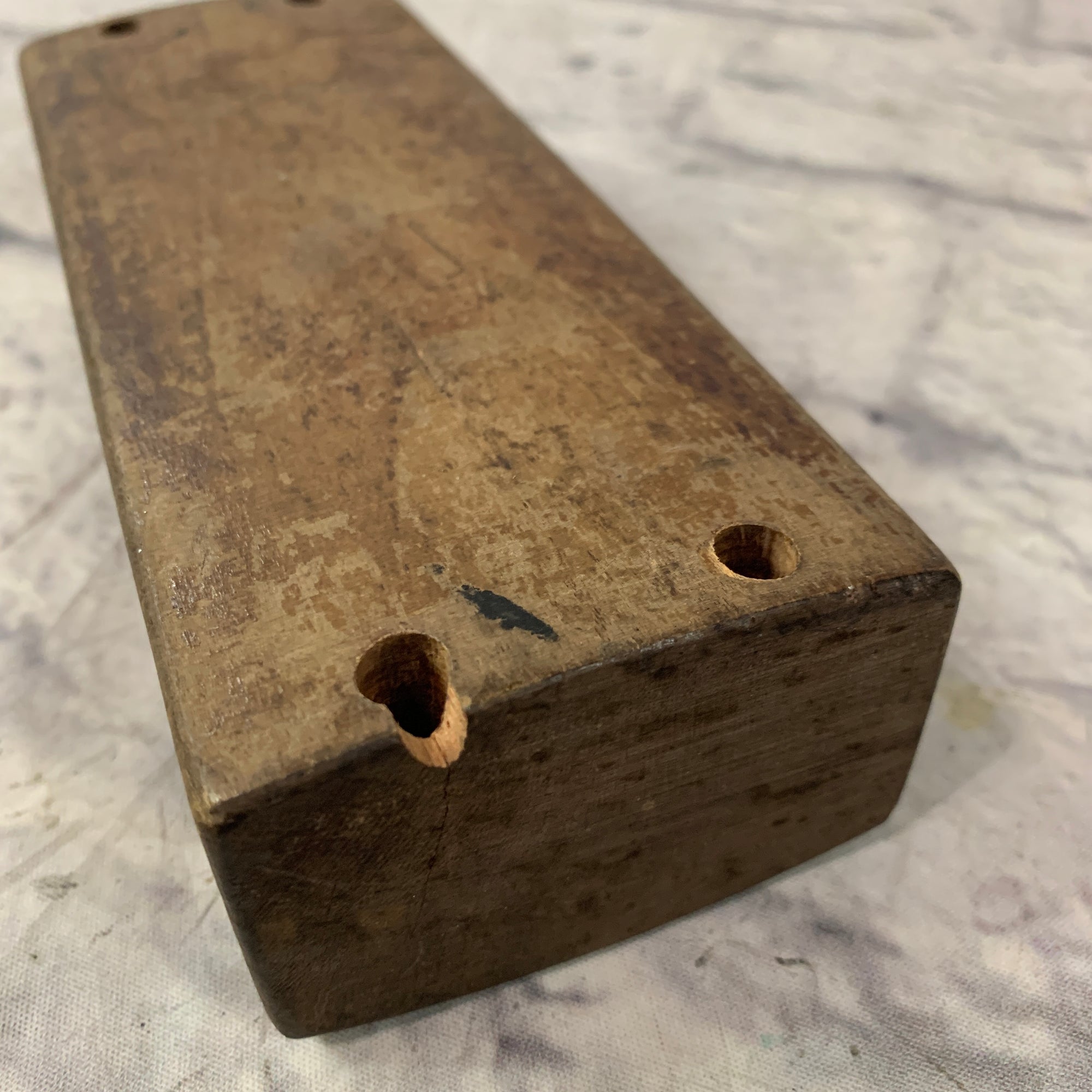Vintage Unknown Wood Block