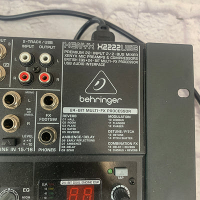 Behringer Xenyx X2222USB 22 Input Mixer Mixer