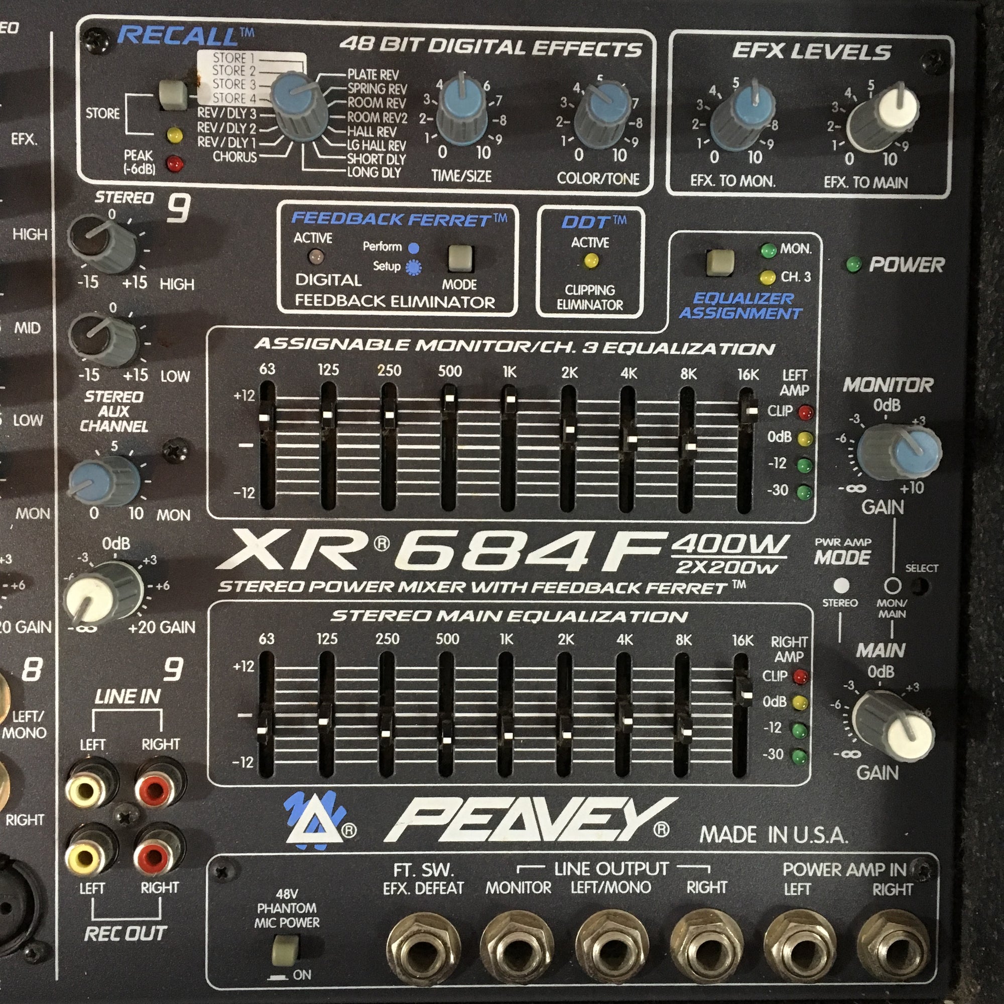 XR 684f Powered Mixer 400 Watt - Evolution Music