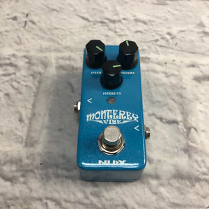 NuX Monterey Vibe Mini Vibrato Pedal - Evolution Music NuX Monterey Vibe Mini Vibrato Pedal - Evolution Music