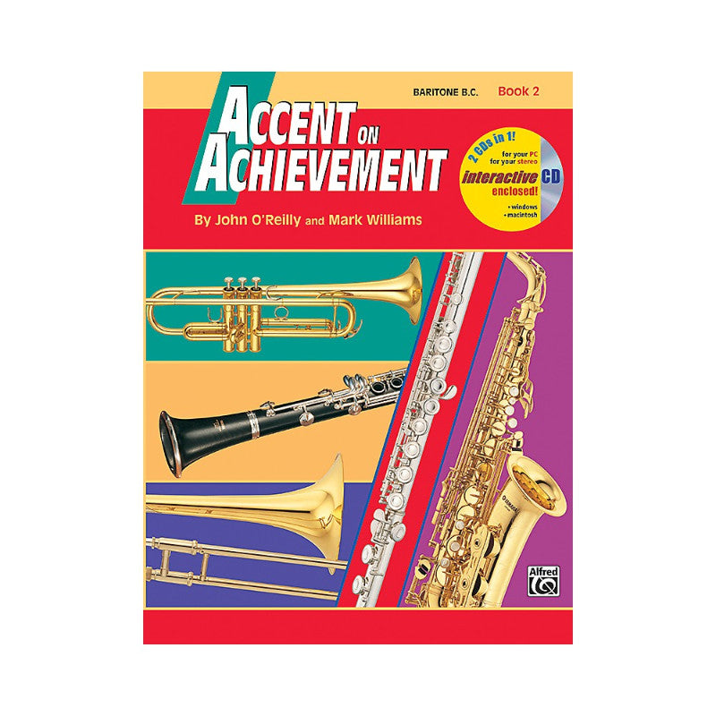 Alfred Accent on Achievement  Book 2-Baritone B.C. -Book & CD