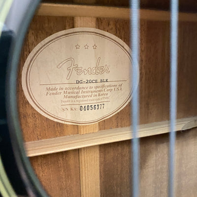 Fender DG-20CE Acoustic Guitar