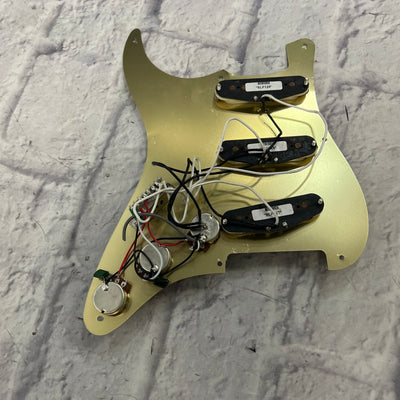 Unknown Gold Anodized Stratocaster Loaded Pickguard