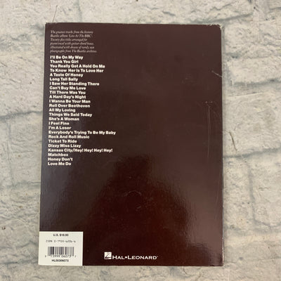 Hal Leonard Selections from The Beatles Live at the BBC Book