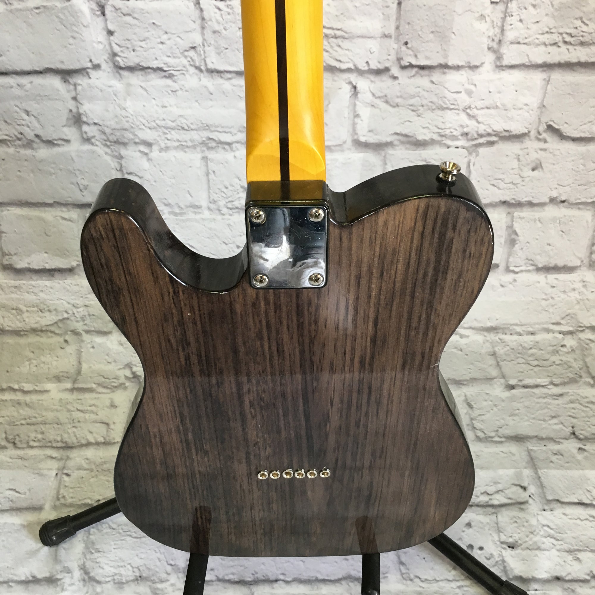 Gatto Tele Style Electric Guitar Trans Black Finish