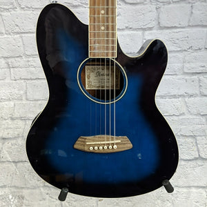 Ibanez TCY10ETBS Talman Blue Acoustic Guitar