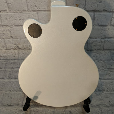 Epiphone Wildkat Royale Limited Edition Custom Shop White Metallic Pearl w Gold Sparkle Binding