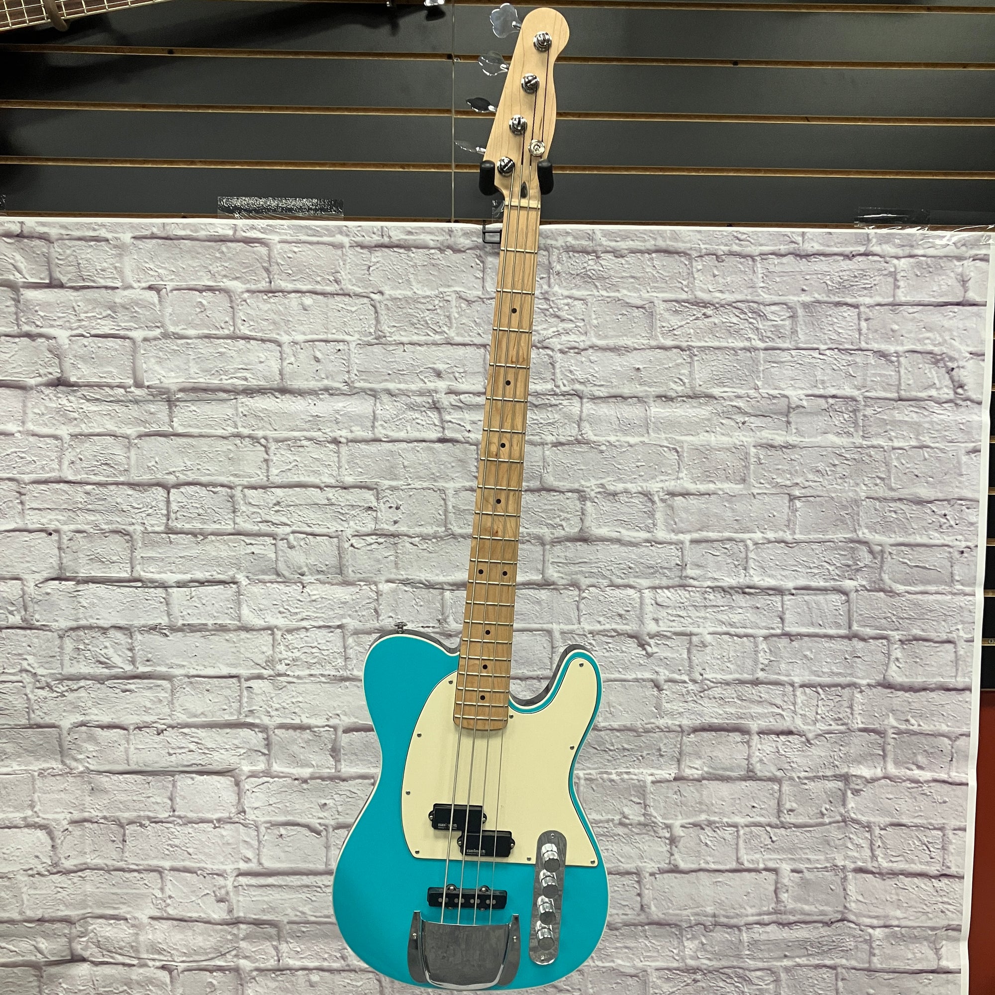 Custom Blue PJ Tele 4 String Bass