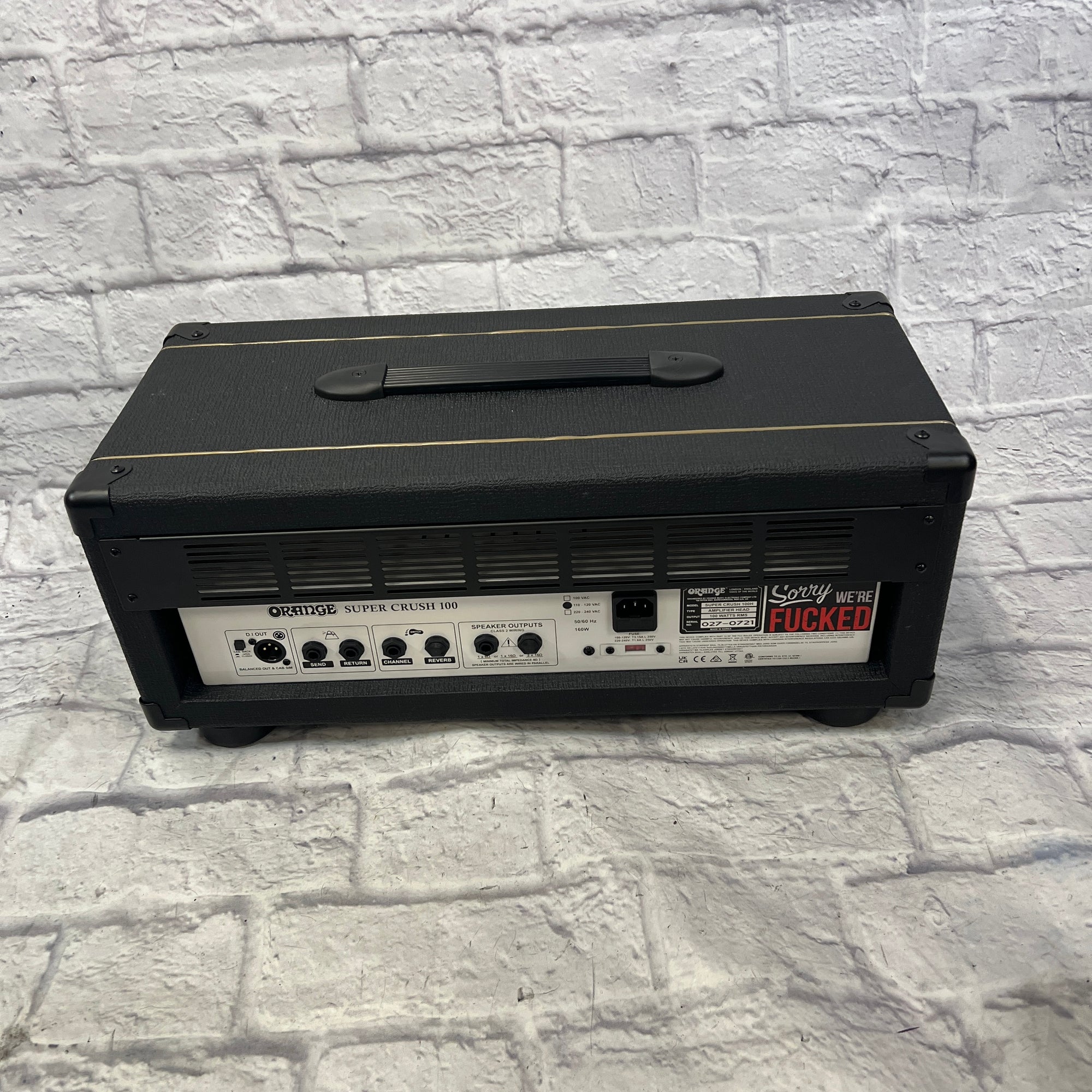 Orange Amps Super Crush 100 Head