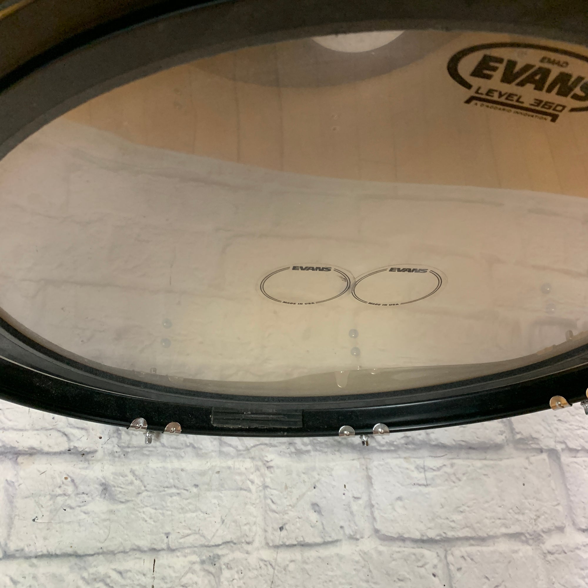 Crush Alpha 5 Piece Black Drum Kit