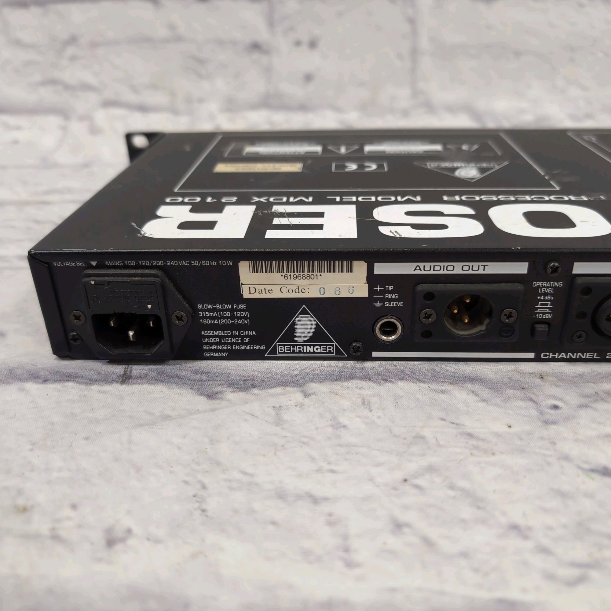 Behringer Composer MDX2100 Dynamics Processor Compressor Limiter Expander Rack