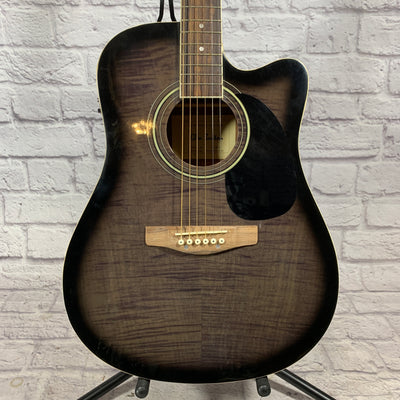 Glen Burton GA204BCO-BK Acoustic Guitar