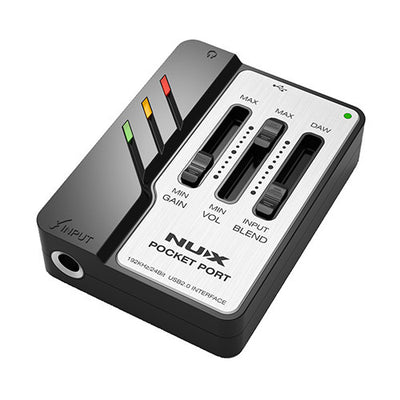 NuX Pocket Port Guitar USB Audio Interface