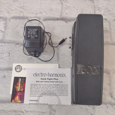 Electro Harmonix Cock Fight Plus Cocked Talking Wah Fuzz Pedal