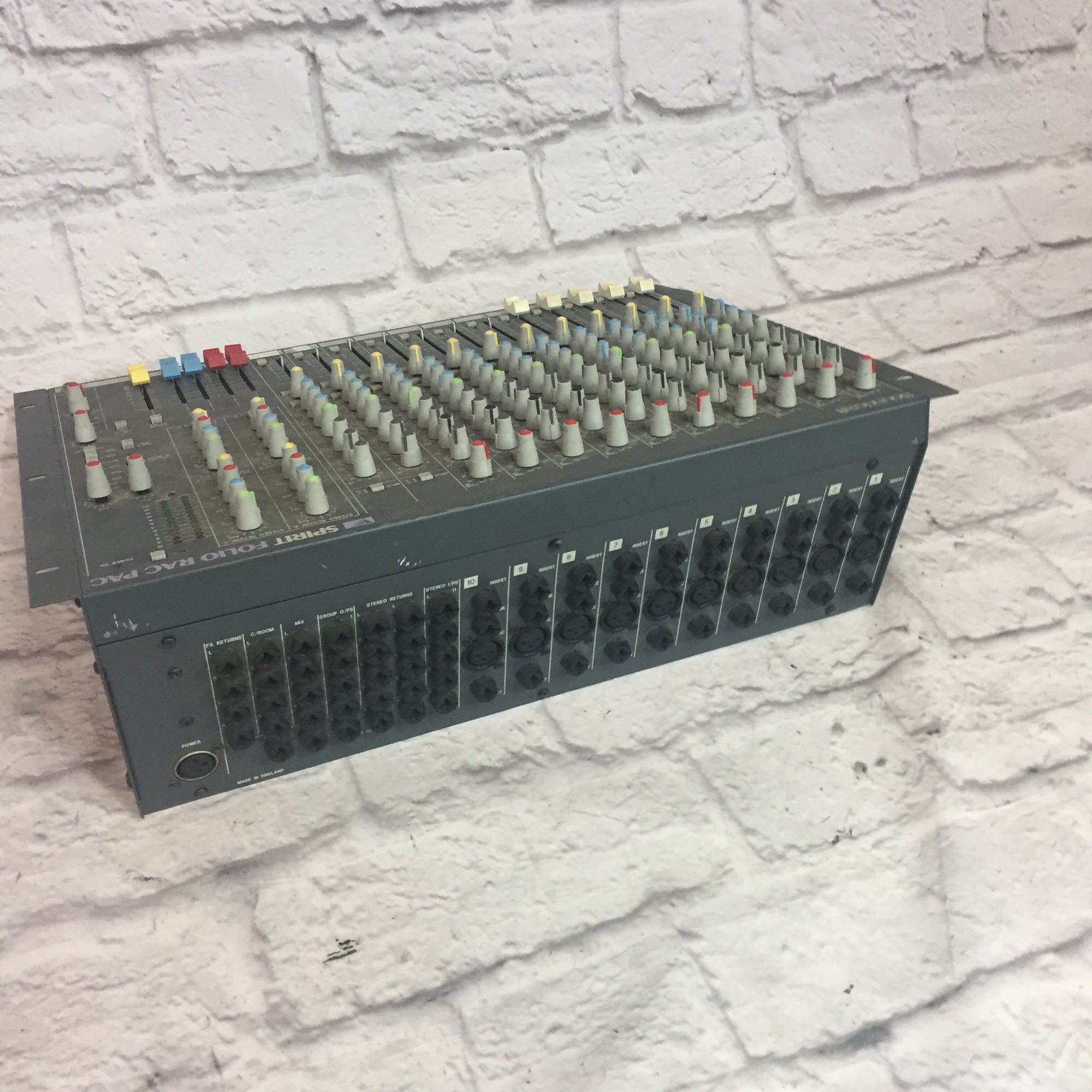 Soundcraft Spirit Folio Rack Pac 10 Channel Mixer - Evolution Music