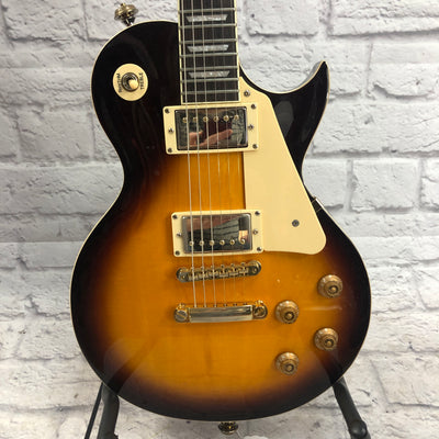 Vintage V100 TSB LP Style Electric Guitar Tobacco Sunburst