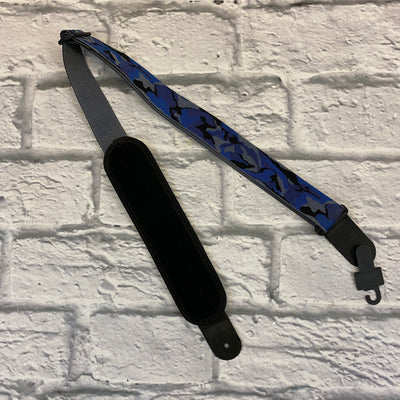 Planet Waves Acoustic Guitar Strap - Blue Camo