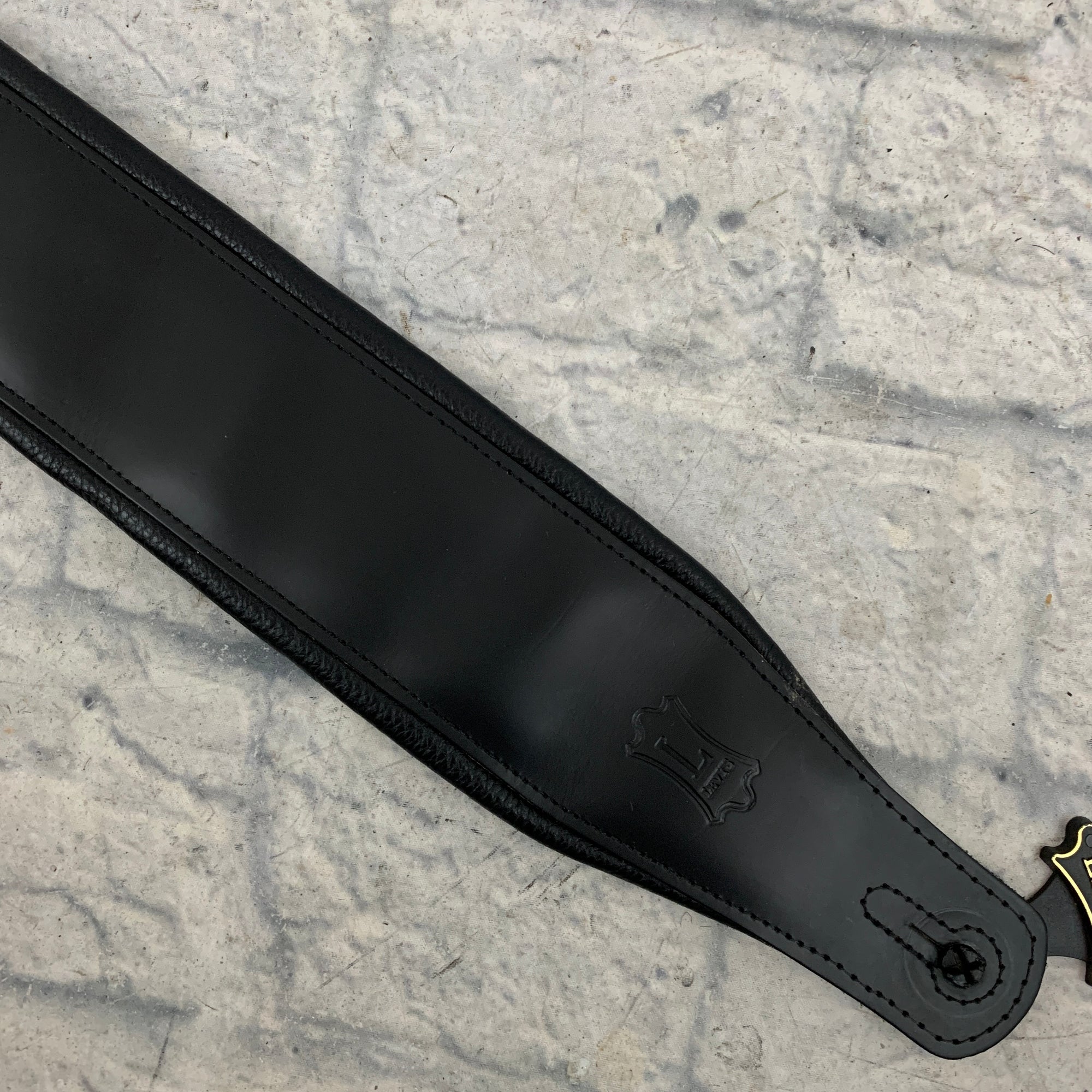 Levy's Padded Leather 3.25" Guitar Strap