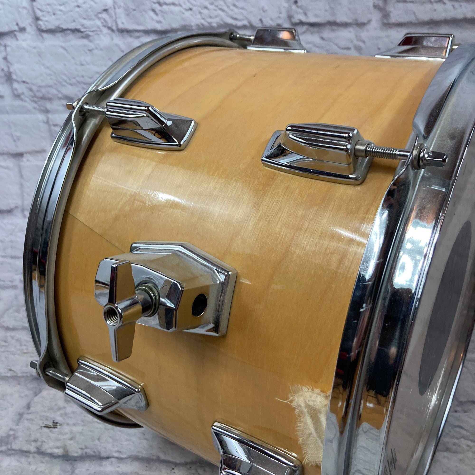 Vintage 80s Tama Superstar 13 x 9 Natural Maple Rack Tom