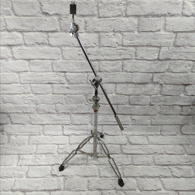 Pearl Heavy Duty Double Braced Long Arm Boom Cymbal Stand with Tilter and Counterweight 1980s Red Label
