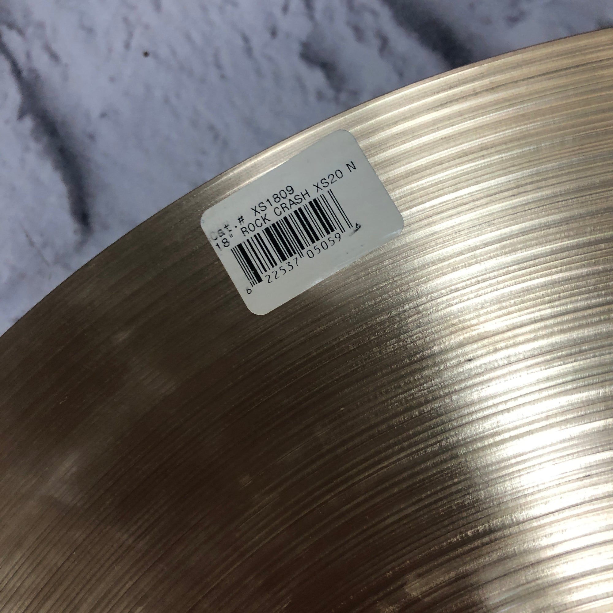 Sabian 18 XS20 Rock Crash Cymbal
