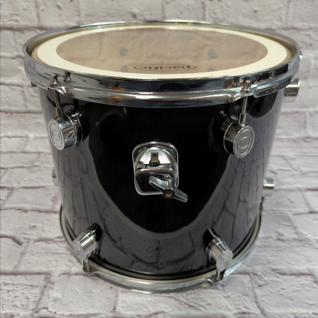 pacific 14 Floor Tom Black Single Mount