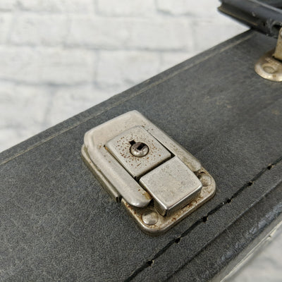 Hardshell Bass Case Grey Covered in Stickers