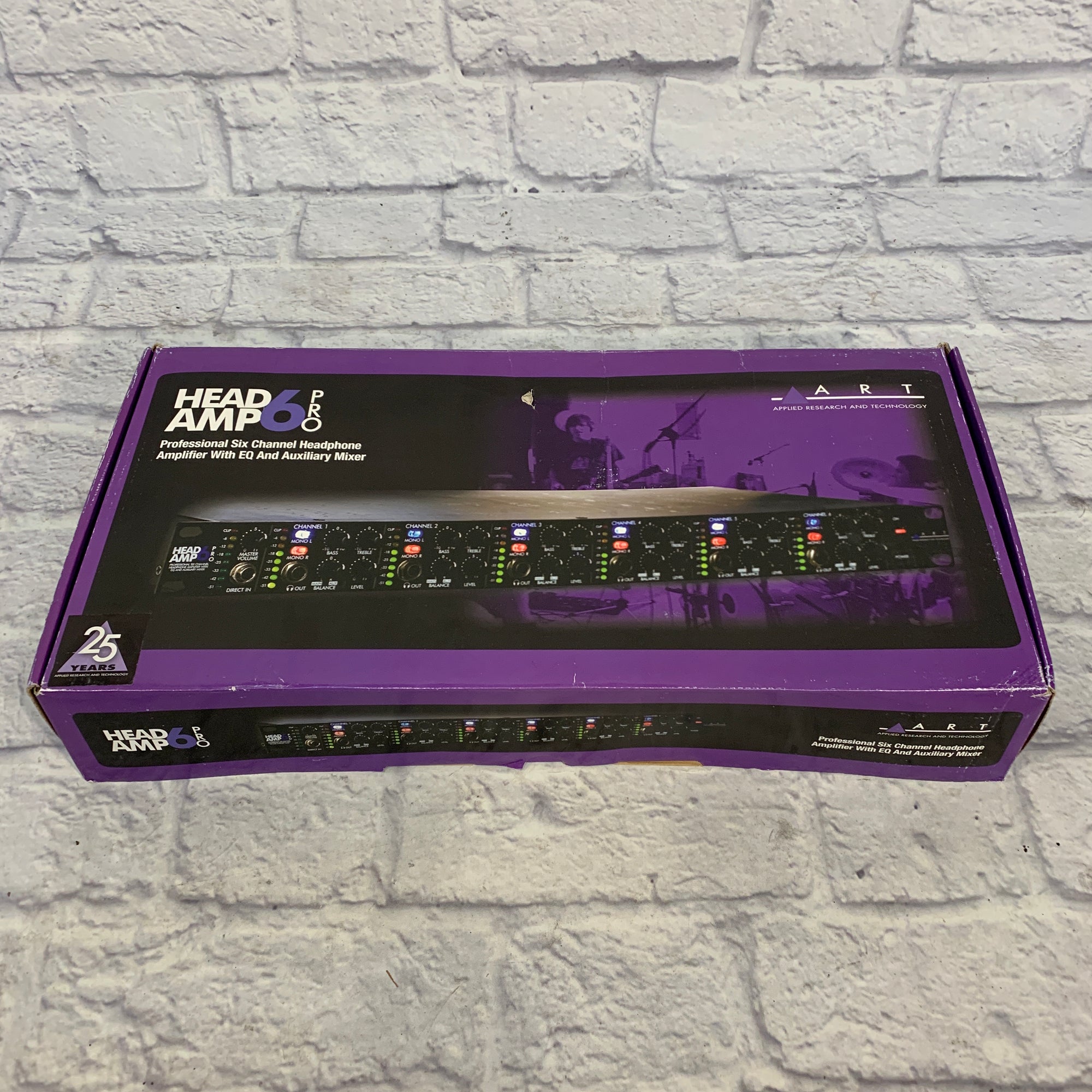ART HeadAmp6Pro 6-Channel Headphone Amp w/ EQ