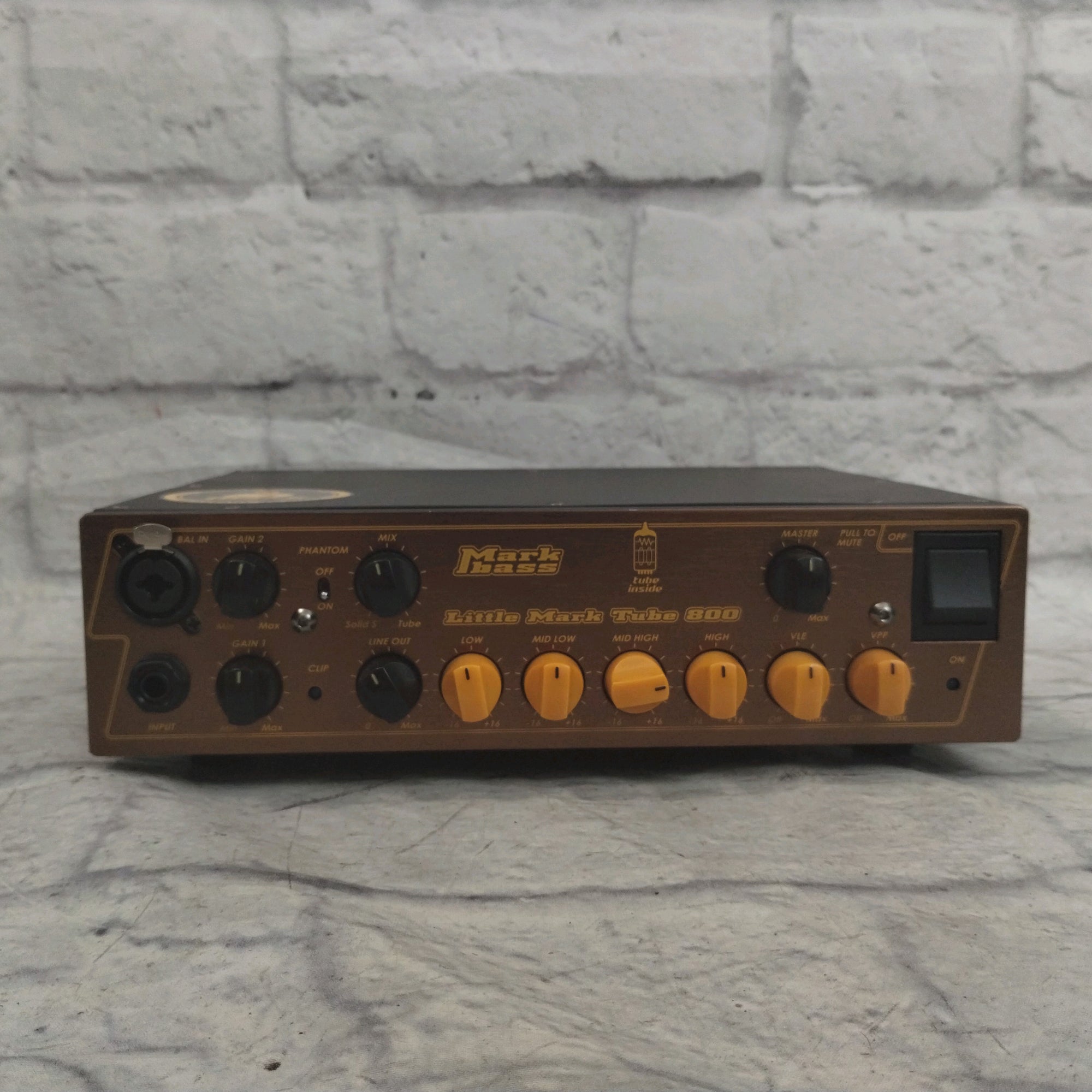 MarkBass Little Mark Tube 800 Bass Head
