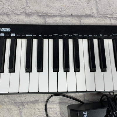 M Audio Keystation MK3 61-Key Midi Keyboard w/ sustain pedal