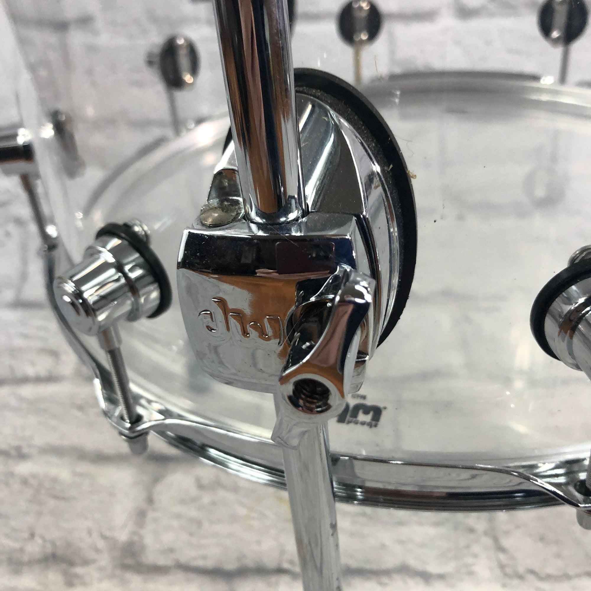 DW 14 Design Series Clear Acrylic Floor Tom